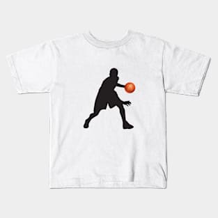 Basketball (in black) Kids T-Shirt